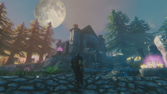 Игрок в Valheim воссоздал локацию «Сон охотника» из Bloodborne