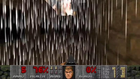 Моддер перенес эффект дождя из GTA: The Trilogy в оригинальную Doom