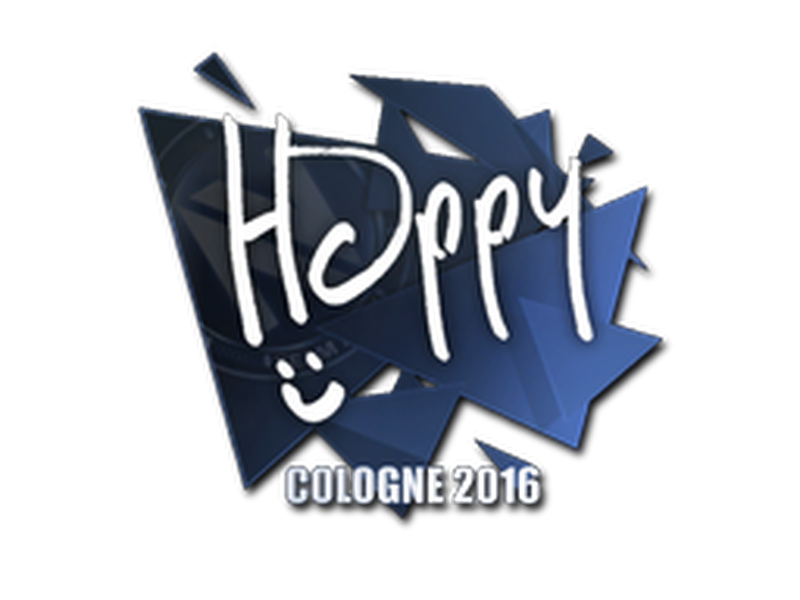 Хэппи железный. Наклейки Кологне 2016. Sticker Gold Cologne 2016.