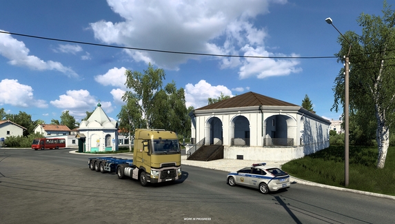 Разработчики Euro Truck Simulator 2 показали новые скриншоты из DLC про Россию