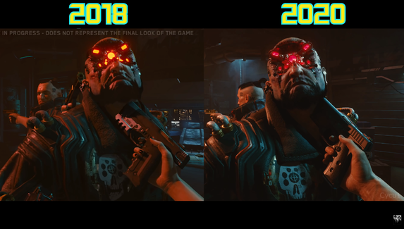 Ютубер показал, как изменилась графика в Cyberpunk 2077 за два года разработки