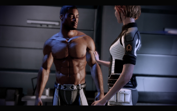 Джейкоб и Шепард в Mass Effect 2
