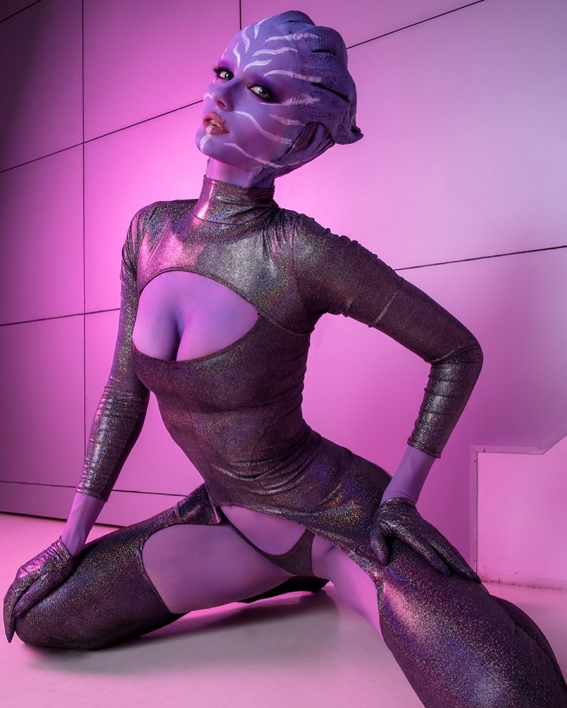 Косплей на азари из Mass Effect. Модель: Влада Tniwe Луцак. Источник: vk.com/tniwe