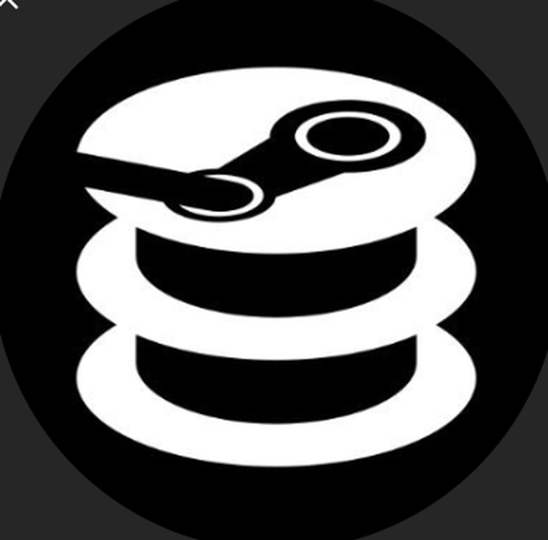 Steam database. STEAMDB. Steam DB. STEAMDB logo.