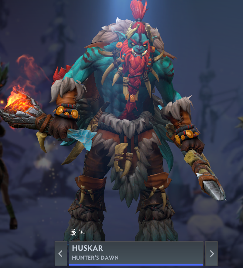 Hunter s отзывы. ХУСКАР дота 2. Winter Lineage Hunter's Dawn Huskar. Сет на ХУСКАРА. ХУСКАР скины.