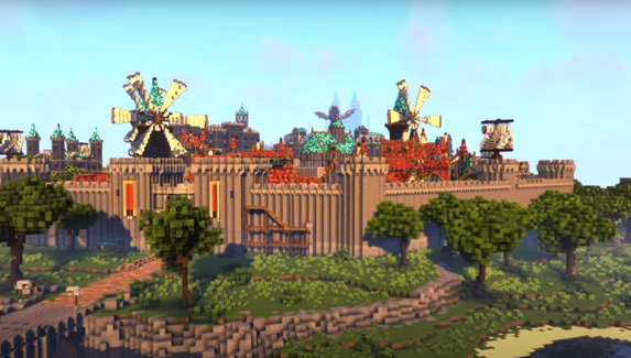В Minecraft воссоздали город из Genshin Impact — на это ушло пять месяцев