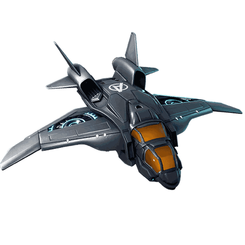 avengers quinjet - fortnite airplane png