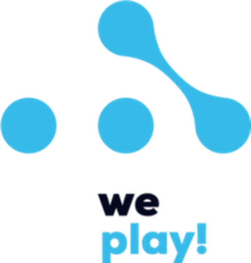 We play. Играющий логотип. WEPLAY logo. We Play лого